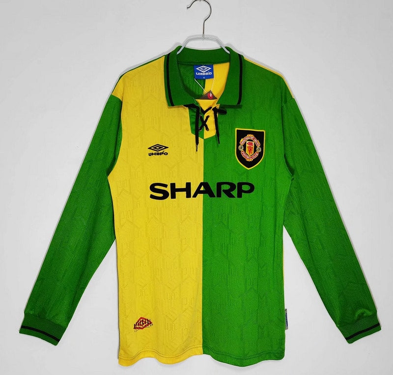 Manchester United 1992/94 Away Retro Shirt - Long Sleeve