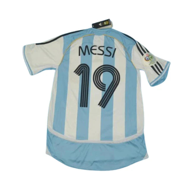 Argentina Away 2006 Retro Shirt - Messi #19 (+Patches)