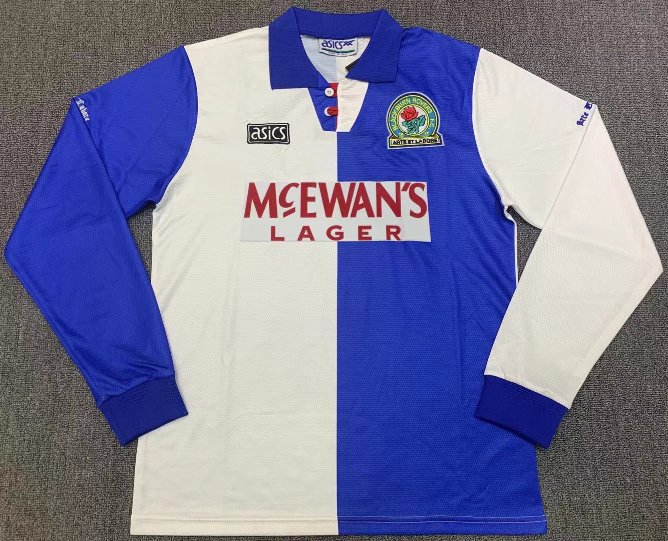 Blackburn Rovers 1994/95 Retro Shirt - Long Sleeve