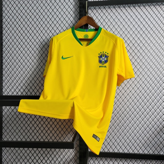 Nike Retro Brazil Home 2018 Shirt - Yellow