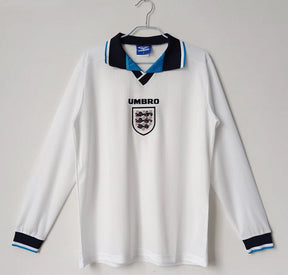 England 1996 Home Retro Shirt - Long Sleeve