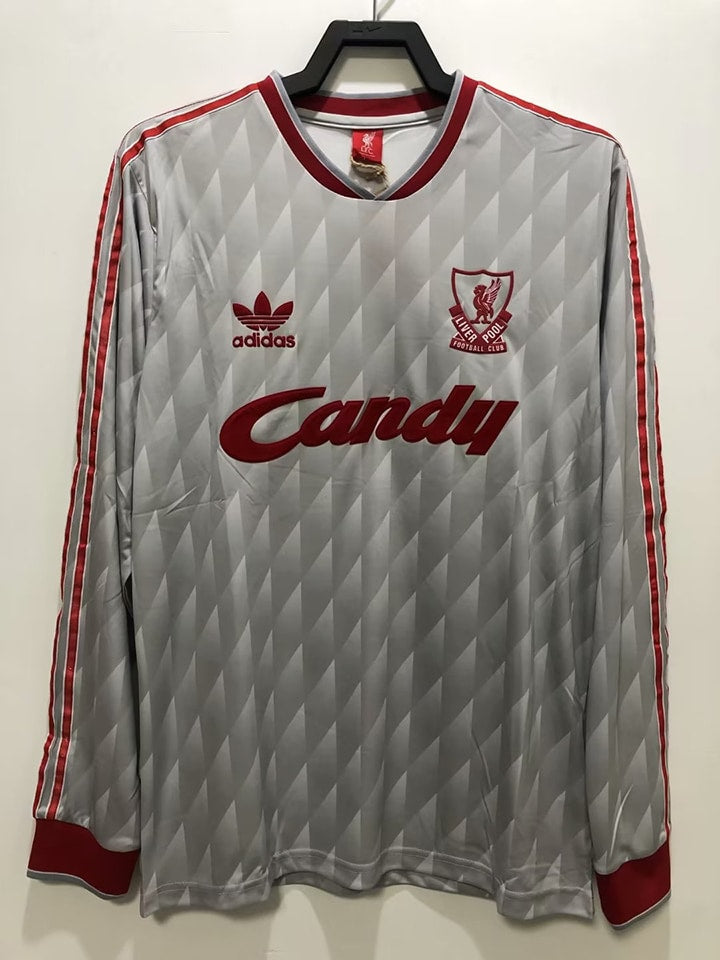 Liverpool 1989/91 Away Retro Shirt - Long Sleeve