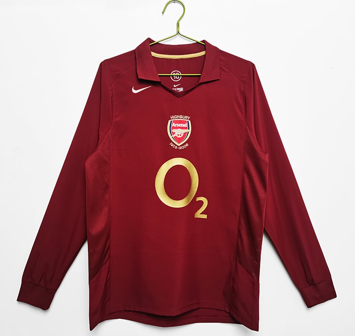 Arsenal 2005/06 Retro Shirt Long sleeve