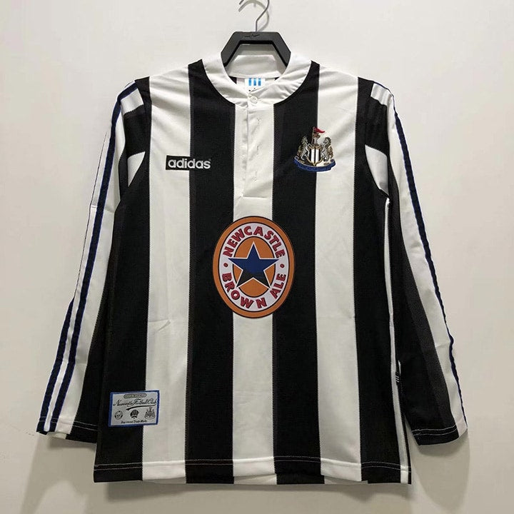 Newcastle 95/97 Home Retro Shirt - Long Sleeve