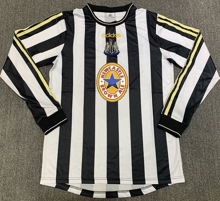 Newcastle 97/99 Away Retro Shirt - Long Sleeve