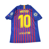 Barcelona 2018/19 Retro Shirt - Messi #10 (+Patches)