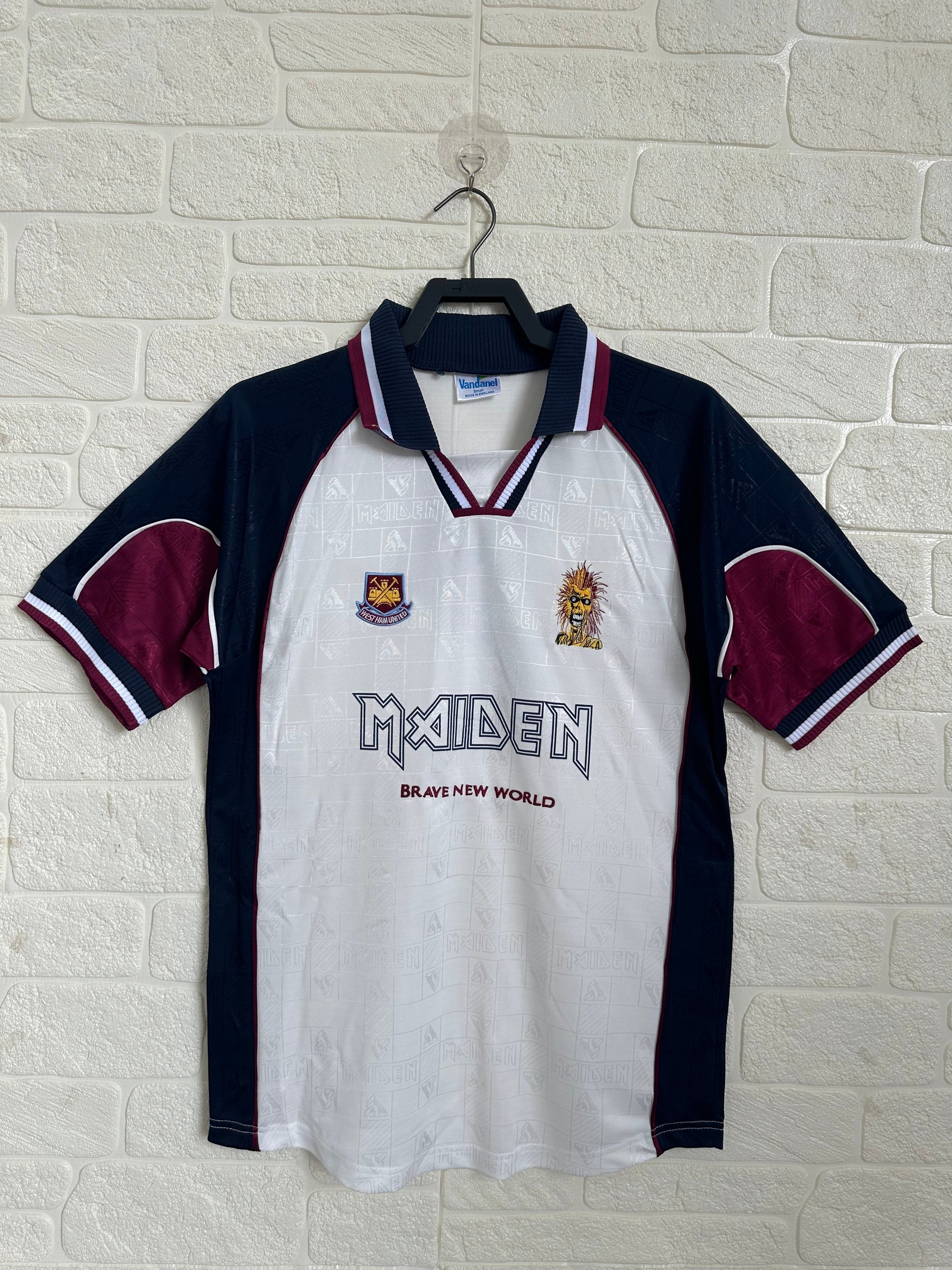 West Ham x Iron Maidden 1999 Retro Shirt - White