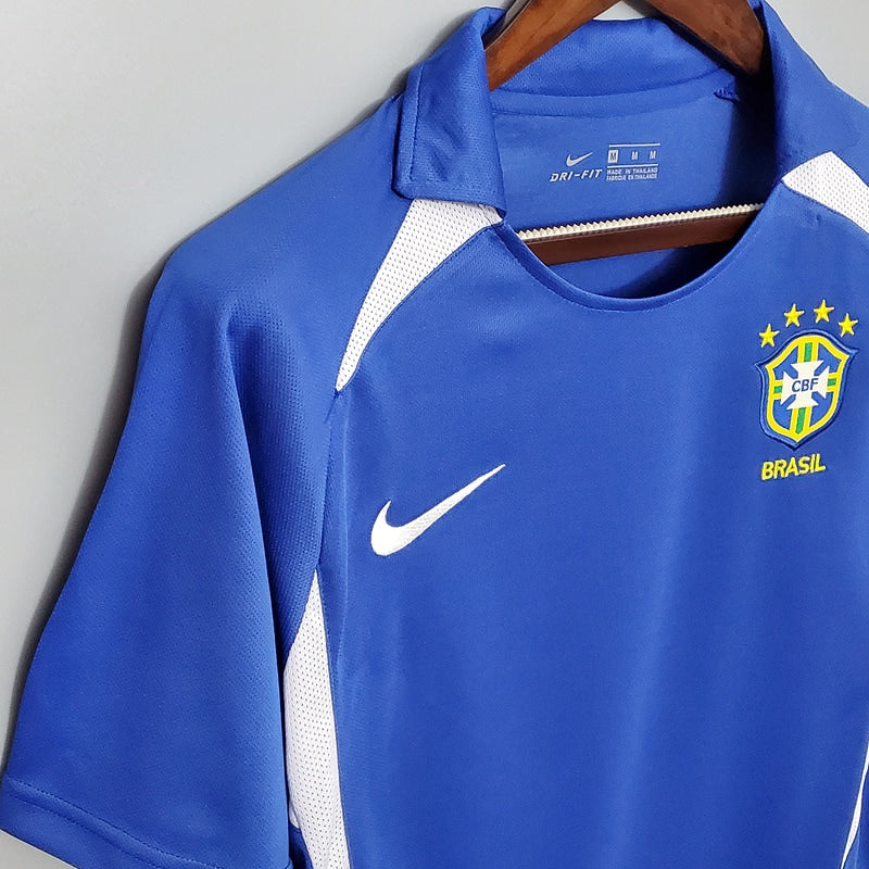 Brazil 2002 Retro Shirt - Blue