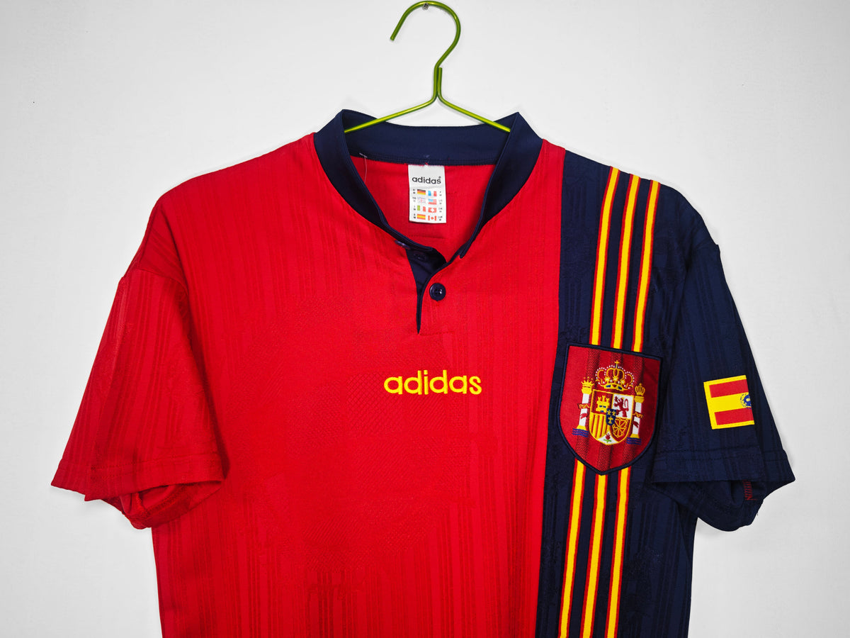 Spain 1996 Home Retro Shirt