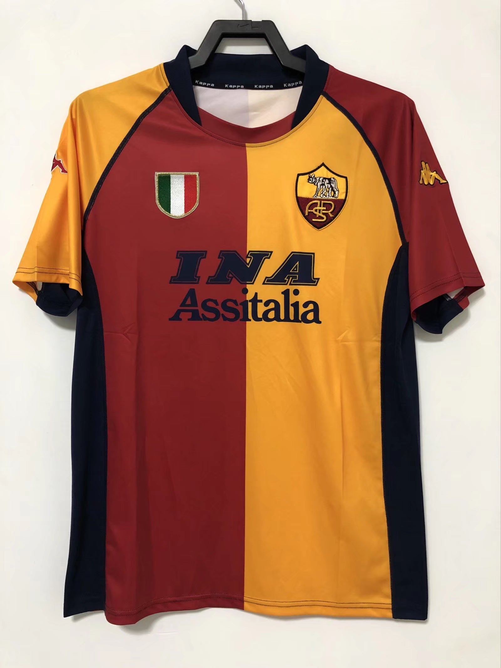 Roma 2000/01 Home Retro Shirt