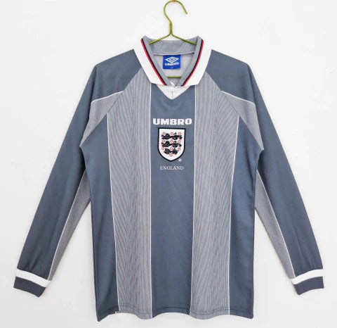 England 1996 Away Retro Shirt - Long Sleeve