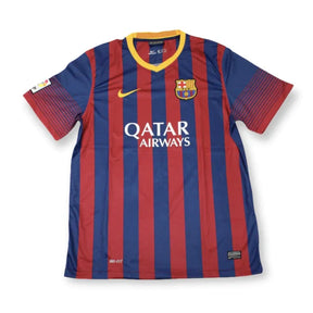 Barcelona 2013/14 Retro Shirt - Messi #10 (+Patches)